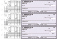Purple Safety Payroll Business Checks | BU3-USF01-PAY