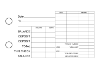 Yellow Safety General Itemized Invoice Business Checks | BU3-YEL01-GII